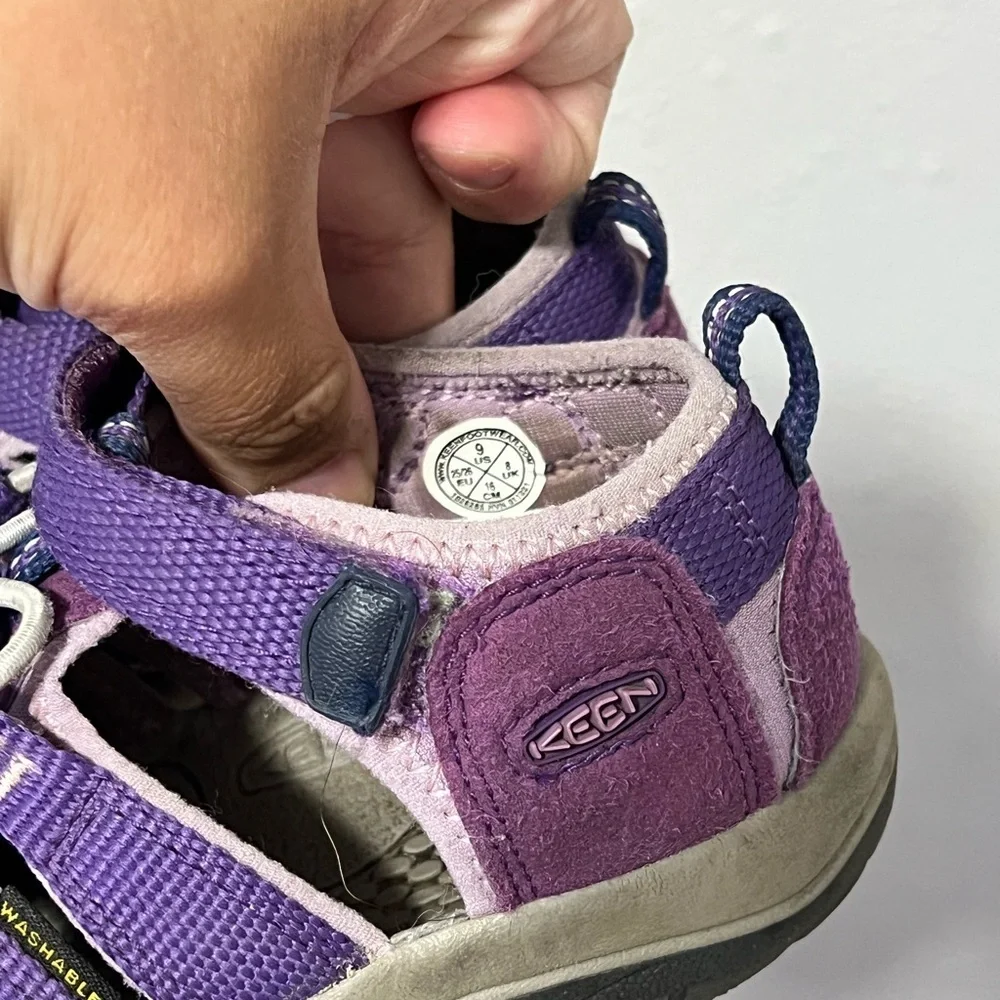 Keen Purple Outdoor Sandals with Protective Toe Bumper
